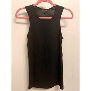 Express long black tank